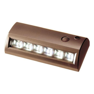 Fulcrum 20032-307 6-LED Motion Activated Path Light, Bronze