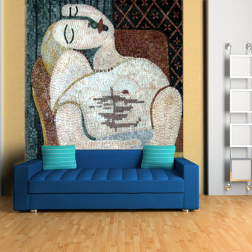 Living Room Mosaic Murals