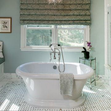 Traditional Calacatta Bathroom