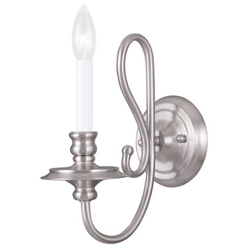Caldwell Wall Sconce, Brushed Nickel