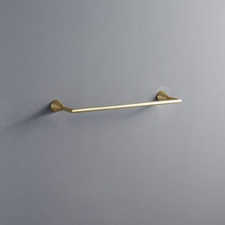 brass towel bar 18" | CB2 - Bathroom Accessory Sets