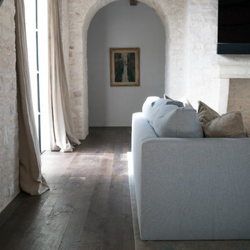 Reclaimed Beams With Post Oak