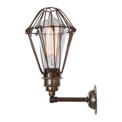 COTONOU INDUSTRIAL CAGE WALL LIGHT - Wall Lights