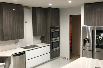 Example of a kitchen design in Miami