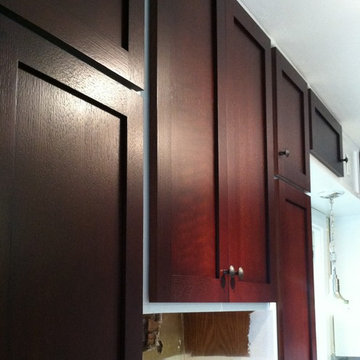 Quartersawn Oak on White