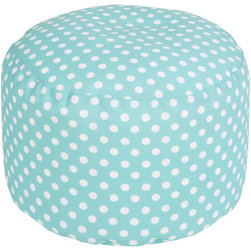 Surya Poufs- (POUF-293) - Floor Pillows And Poufs