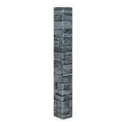 136-CT2-DURANGO VENEER STACKED STONE OUTSIDE CORNER - 48"H X 3 &frac12;" W X 1 &frac12;"D - Wall Panels