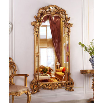 Infinity Gold Framed Accent Mirror with Arch
