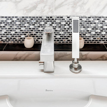 Sleek, Seamless Bath Update