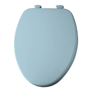 Church Bemis 200SLOWT 464 Slow Close Round Plastic Seat Dresden Blue