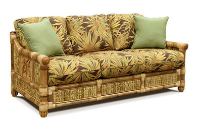 Palm Island Wicker Sleeper Sofa by Capris