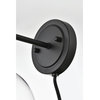 Wesson 1 Light Wall Sconce, Black