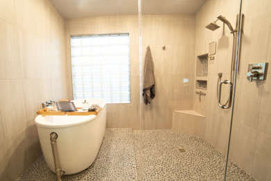 Master Bathroom Remodel Incorporating A Wet Area