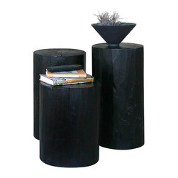 Pfeifer Studio - Lacquered Log Table - Side Tables And End Tables