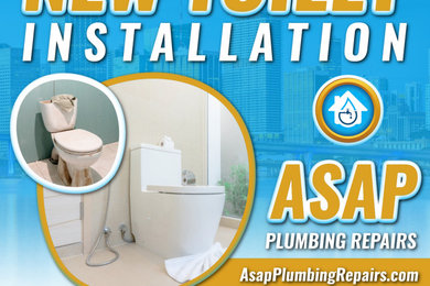 New Toilet Installation | Asap Plumbing Repairs | Local Plumber