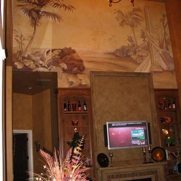 Stunning Trompe L' oeil Murals