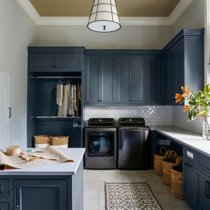 75 Beautiful Laundry Room with Subway Tile Splashback Ideas & Designs November 2022 Houzz AU