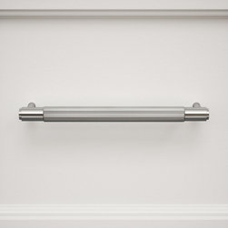 Dali Fluted Brushed Stainless Pull Bar 250mm - Drawer & Cabinet Hardware