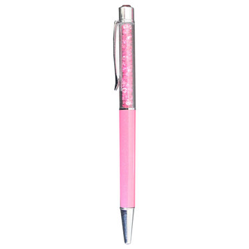 Sparkles Home Rhinestone Crystal-Filled Pen - Pink