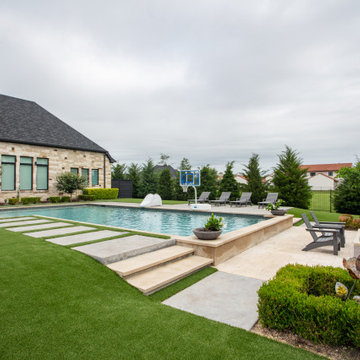 Artificial Grass Pool Project