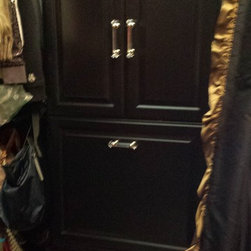 Black traditional wood closets - Products