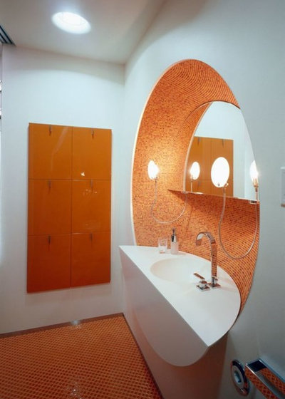Современный Ванная комната by Архитектурное бюро Карцева и Вишнепольской