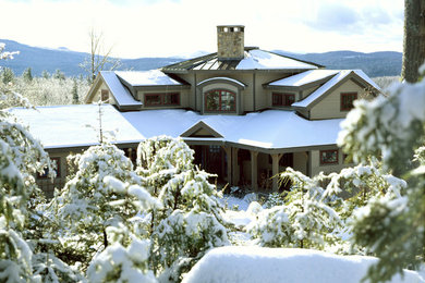 Inspiration for a contemporary exterior home remodel in Boston