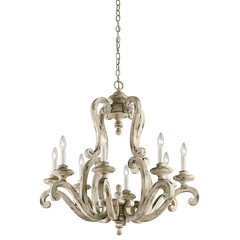 Florence 9-Light Chandelier, Persian White