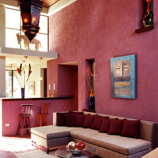 Mediterranes Wohnzimmer in San Francisco