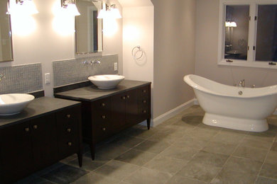 Bathroom - contemporary bathroom idea in Boston