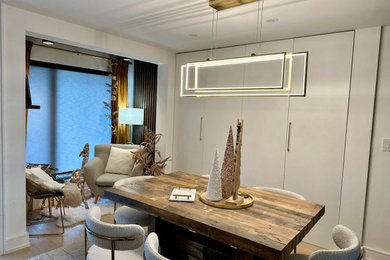 Eclectic dining room photo in Toronto