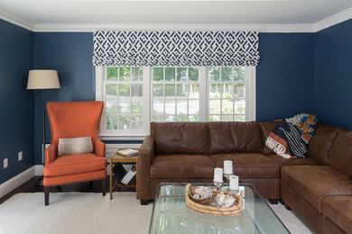 Inspiration for a living room remodel in Boston