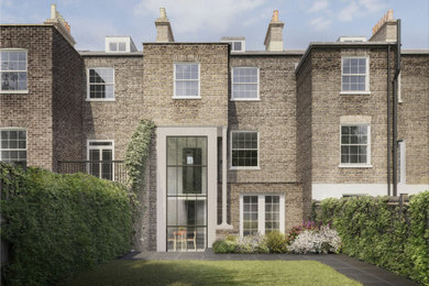 Inspiration for a medium sized traditional living room in London.