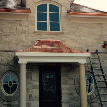 Copper Gutters Installation