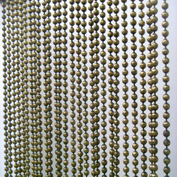 Faceted bead chain curtain - Interior Shutters