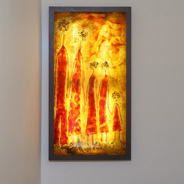 Glass Decor - Custom-Made Glass Art Light