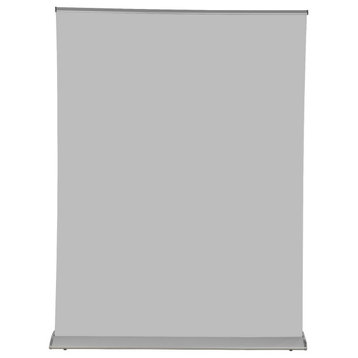 Manual Pull Up Projector Screen 16:9 4K/8K, Portable, Free Standing, 70 Inch