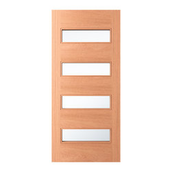 Etiam - 4 Horizontal Lite Exterior Door (1-3/4") - Windows And Doors