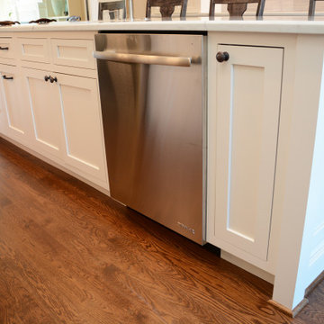 Washington, DC Large White Kitchen Remodel