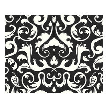 Powder room wallpaper