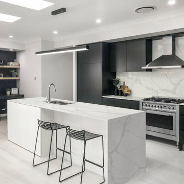 Quartz kitchen countertops-2