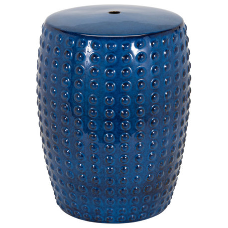 Surya Camdale CDE-002 Garden Stool, Blue