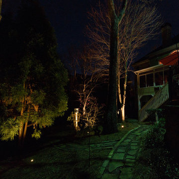 Johns Creek, GA House and Backyard Lighting Project #2