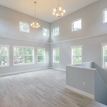 The Sea Breeze | Staircase to Family Room | New Home Builders in Tampa Florida