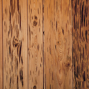 Antique Pecky Cypress Library Walls