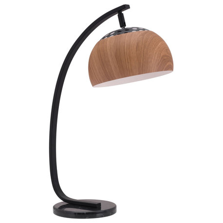 Brentwood Table Lamp Brown & Black