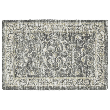 Tuscany TU6 Charcoal 1'8" x 2'6" Rug