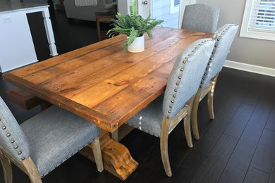 Trestle Barnwood Table