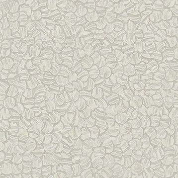 Alpha, Modern Trendy Stone Solid Embossed Wallpaper, Light Gray, Roll, 21"x33'