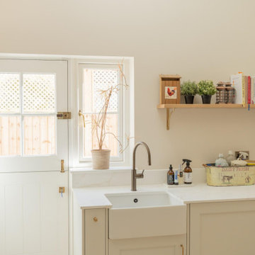 A Coastal Classic in Lymington: Kitchen, Boot Room & Pantry
